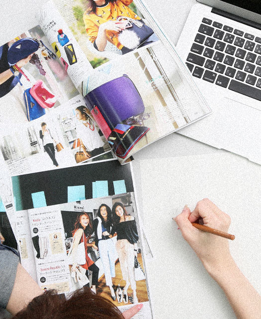 制作物の基礎・土台をつくり デザインの方向性を定める編集職