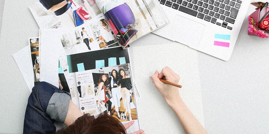 制作物の基礎・土台をつくり デザインの方向性を定める編集職